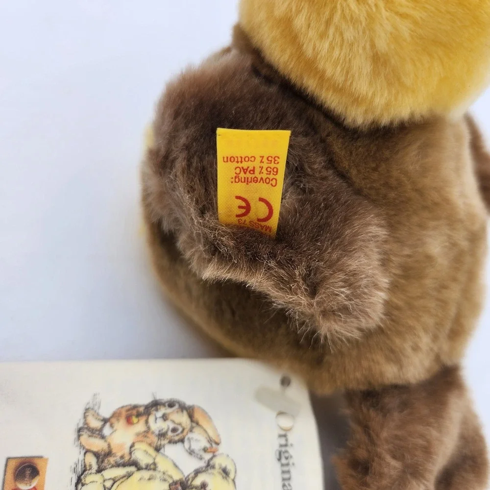 Steiff Pieps Goldammer 12 Yellow Bird Plush 057786 Made in Germany Button in Ear